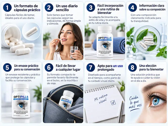 OptiPills Cápsulas beneficios